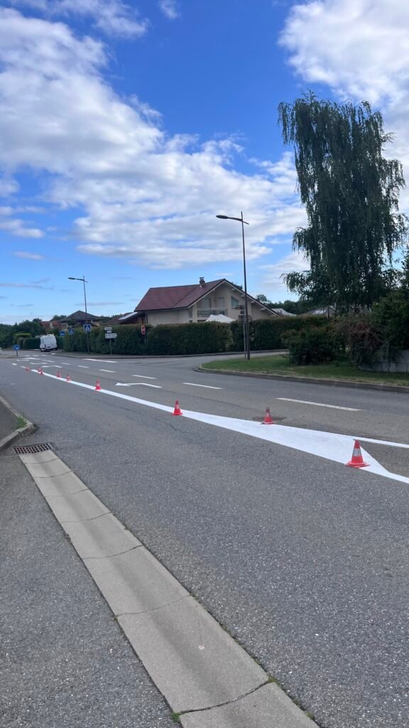 marquage au sol Albertville